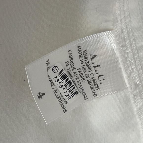 A.L.C STUDDED JACKET WHITE DENIM - Picture 8 of 13